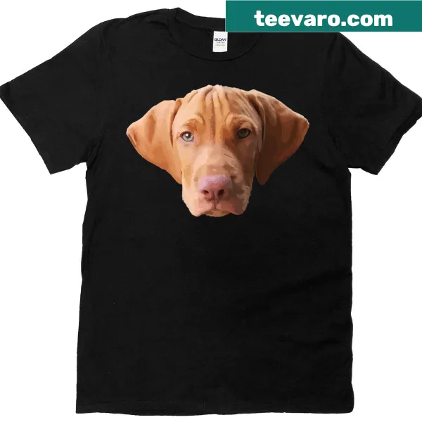 T-shirt featuring the playful phrase 'Tommy' celebrating Vizslas.