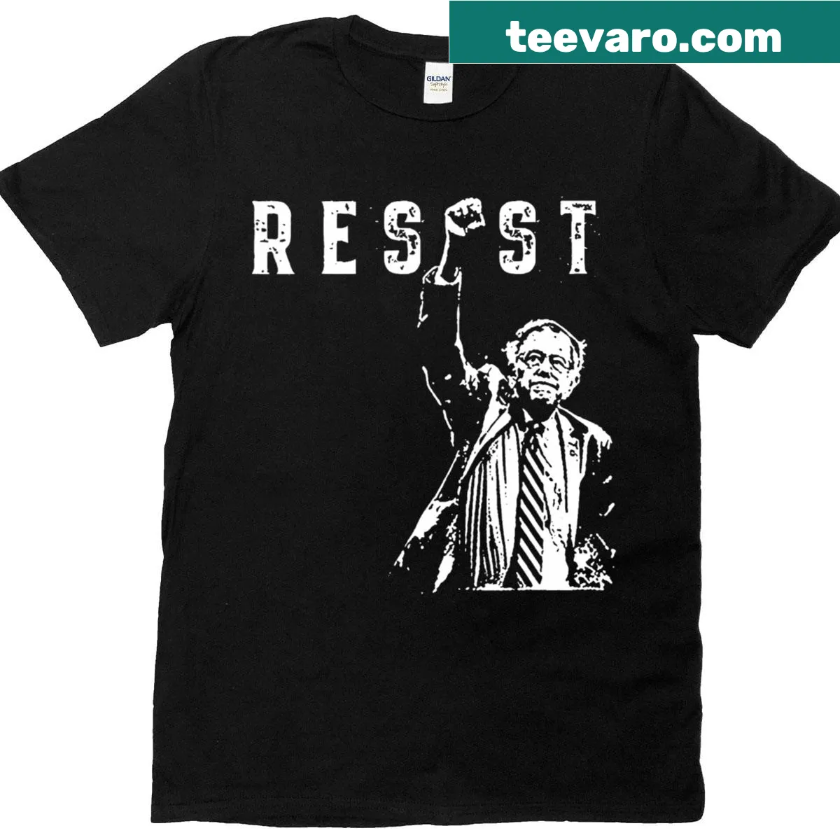 T-shirt featuring a bold graphic promoting freedom and resistance — on a men's t-shirt