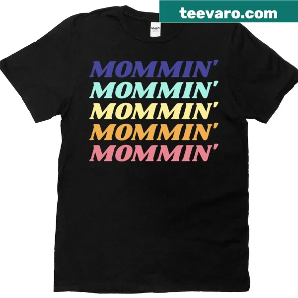 Vintage-style mom t-shirt celebrating motherhood with playful typography