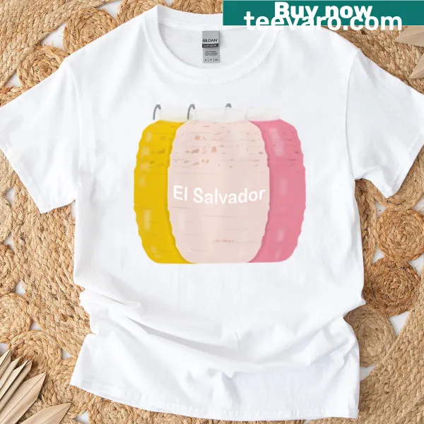 Illustrative T-shirt celebrating Aguas Frescas drinks with fun graphics.