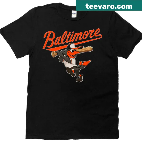 Baltimore-themed T-shirt for men and kids with prominent lettering.