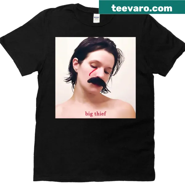 Illustration of Adrianne Lenker from Big Thief on T-shirt