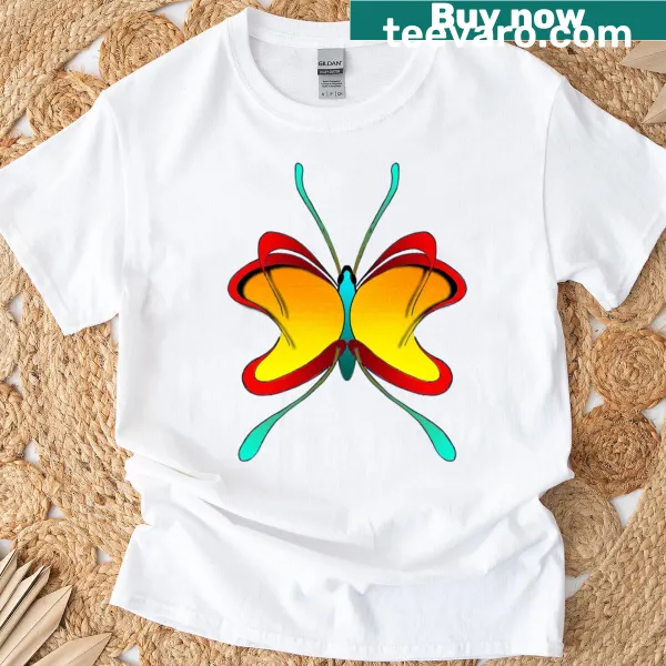 Butterfly t-shirt featuring a stunning butterfly graphic