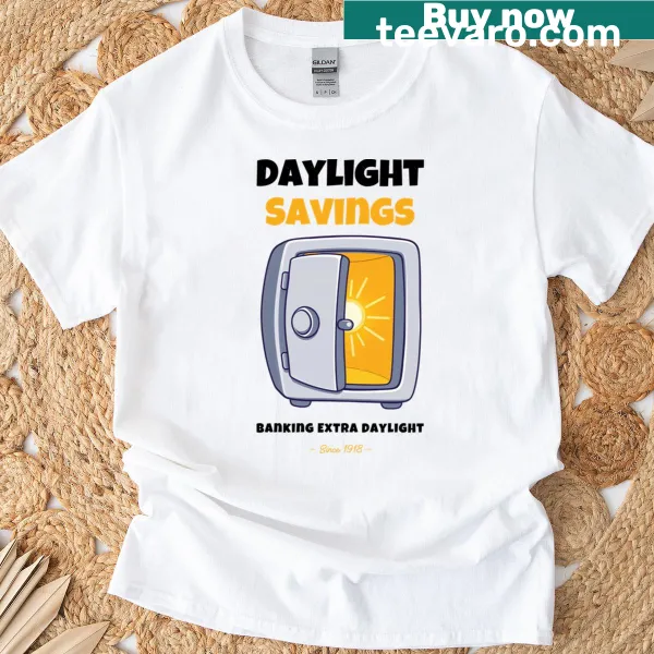 Clever typography referencing daylight savings since 1918