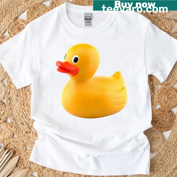Playful illustrations of ducks on a t-shirt