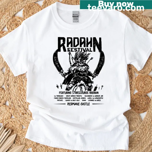 Funny T-shirt with the word 'Radahns' for festival lovers
