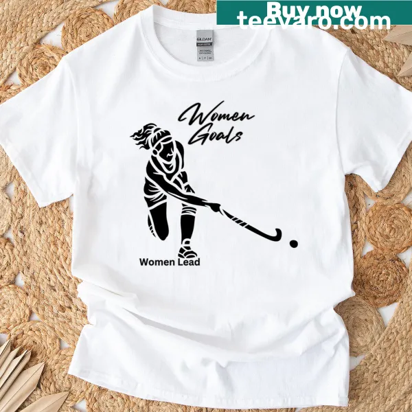 Hockey T-shirt with bold typography