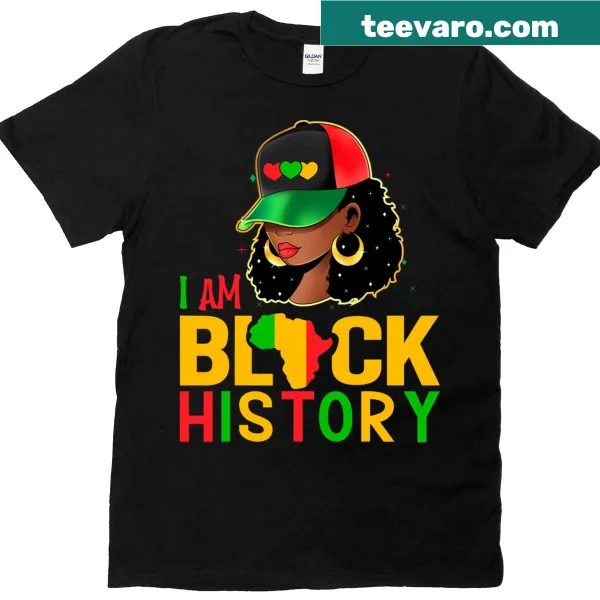 T-shirt for girls celebrating Black History Month with a bold statement