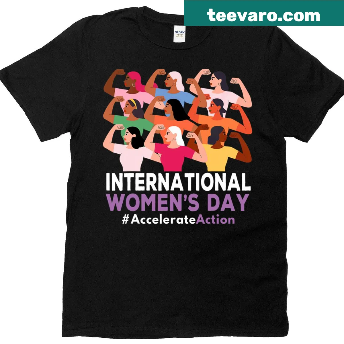 Inspirational t-shirt for International Women's Day — on a men's t-shirt