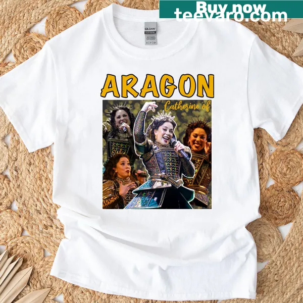 Minimalist T-shirt featuring the name 'Kimberley Aragon' in bold typography