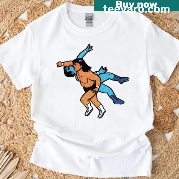 Illustrative T-shirt featuring a lariat design