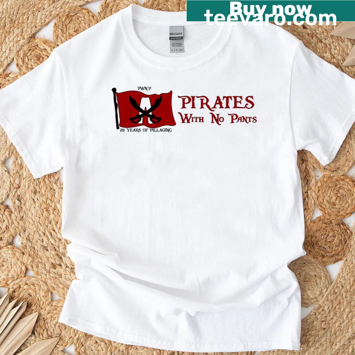 Playful alternate font design Logo T-shirt — on a men's t-shirt