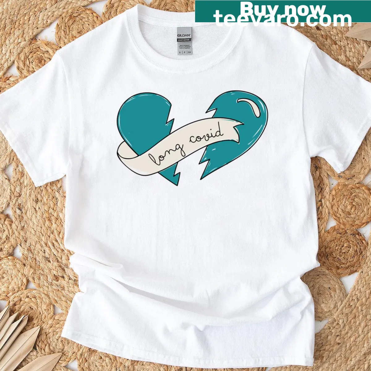 Heartbreaking graphic for Long Covid Awareness Day 2025 — on a men's t-shirt
