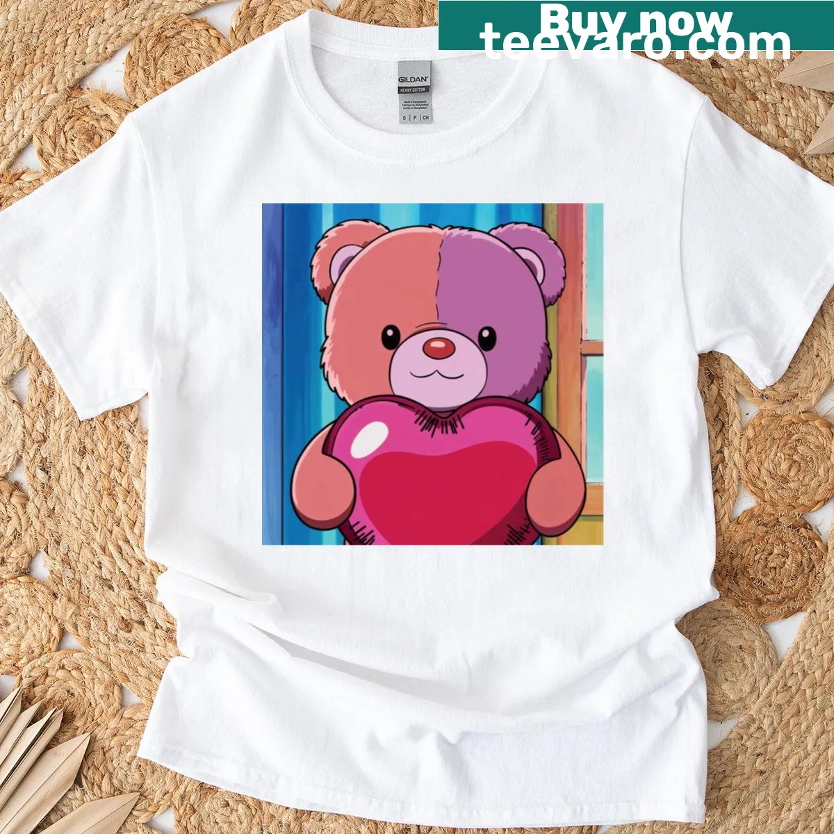 Playful text design on the Lovely Little Cute Bare T-shirt — on a men's t-shirt