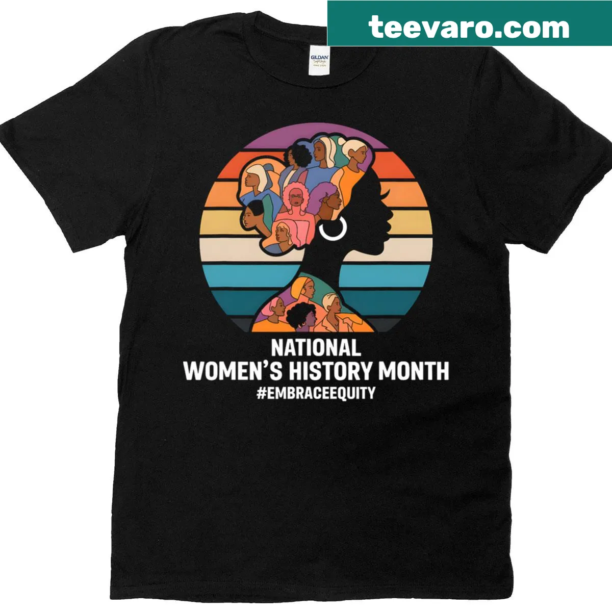 T-shirt with empowering text for National's History Month 2025 — on a men's t-shirt