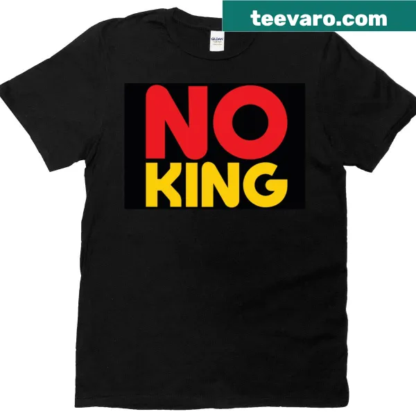 Bold No Kings graphic t-shirt