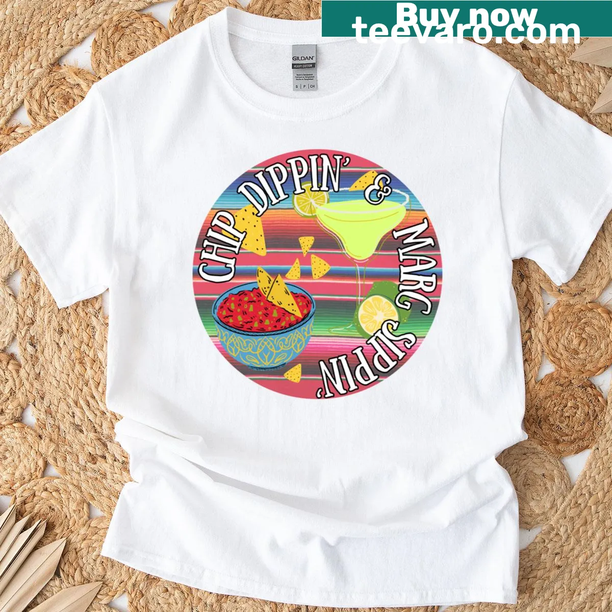 T-shirt featuring playful typography saying Taco Tuesday — on a men's t-shirt