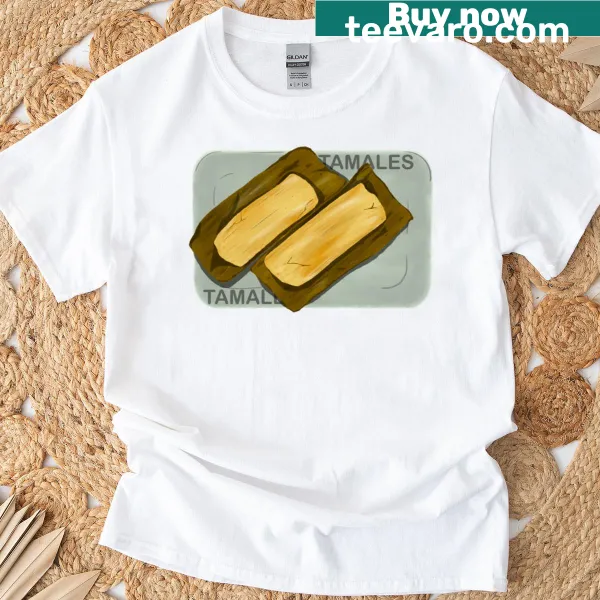 Tamales De El Salvador T-shirt with traditional tamale print