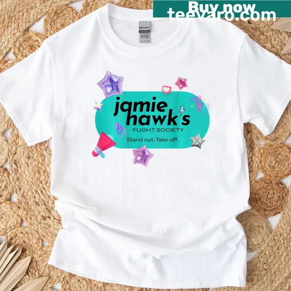 T-shirt with cheerful text, 'Thrilled To Be Here!'