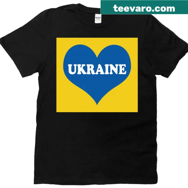 Illustrated Ukraine T-shirt symbolizing pride and unity