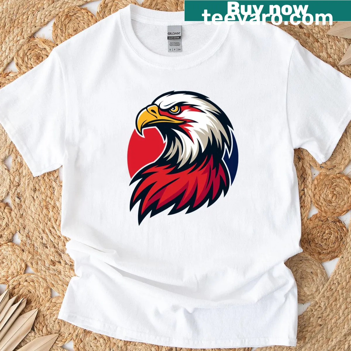 Aguila team logo on classic T-shirt — on a men's t-shirt