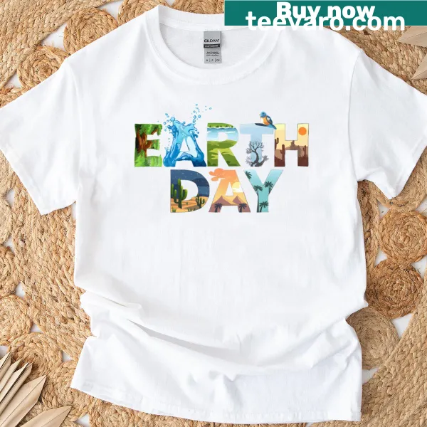 Earth's Elements Classic T-shirt with typographic design