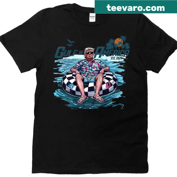 Funny Trump t-shirt with 'Est 2025' text and patriotic design