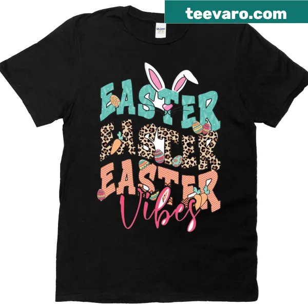 Joyful typography design expressing 'Good Easter Vibes'