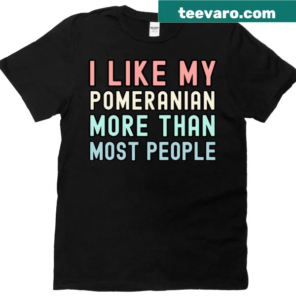 Text graphic displaying love for Pomeranians
