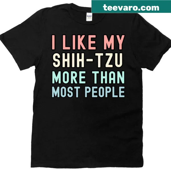Text design showing affection for Shih Tzus