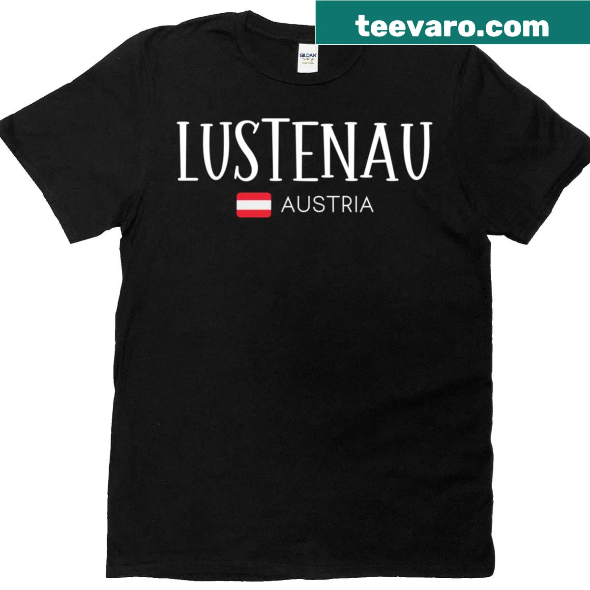 Illustration of Lustenau, Austria on a classic t-shirt — on a men's t-shirt