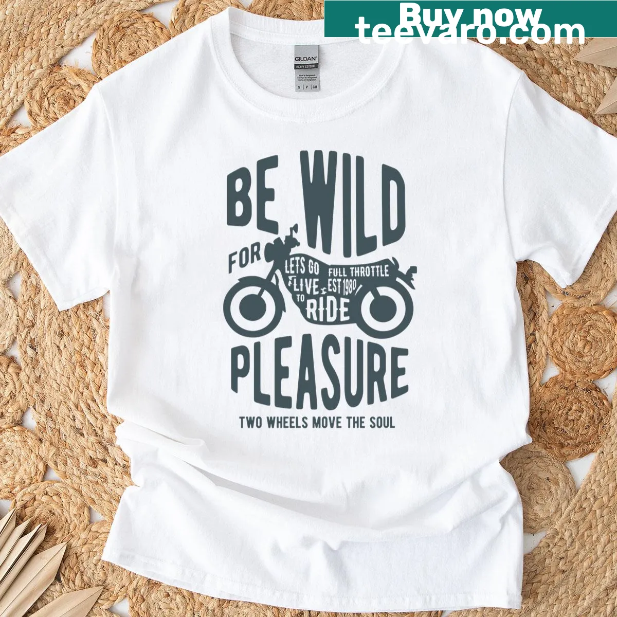 Inspirational T-shirt featuring typography about cycling passion — on a men's t-shirt