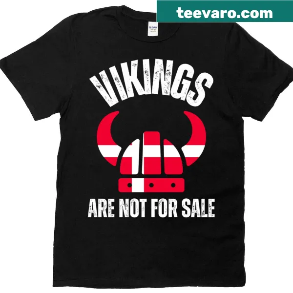 Emblematic Viking design celebrating Denmark and Greenland on classic t-shirt