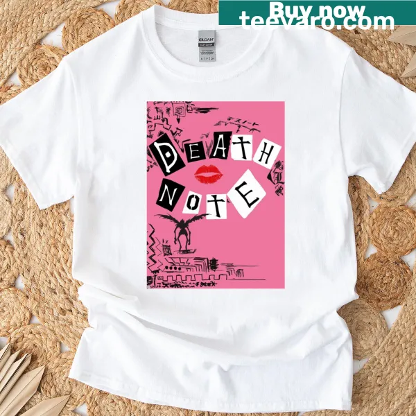 Funny T-shirt with a humorous burn note design