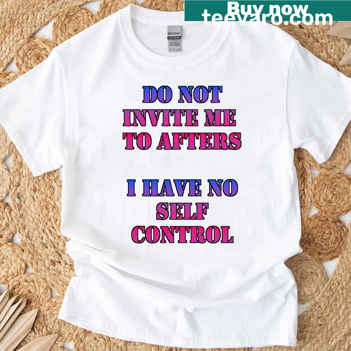 Funny t-shirt with the phrase Do Not Invite Me To Afters — on a men's t-shirt