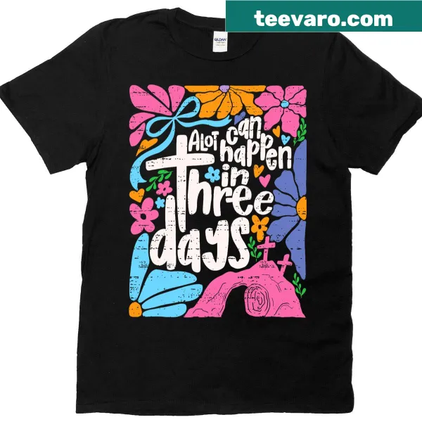 Easter-themed shirt with a message about faith and resurrection