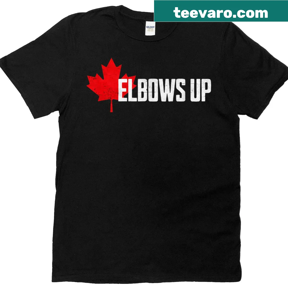 Proud Canadian t-shirt with the phrase TRUE North Strong And Free — on a men's t-shirt