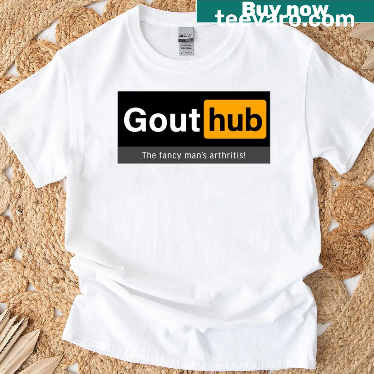 Funny quote about arthritis on T-shirt — on a men's t-shirt
