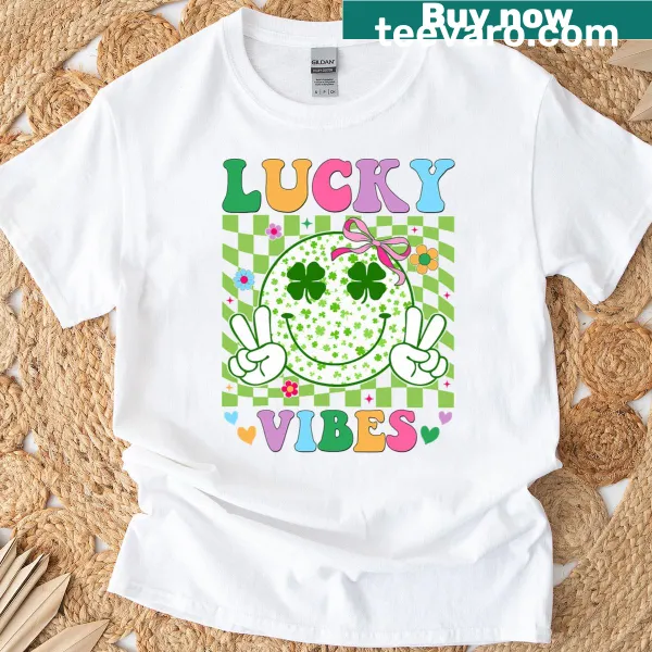 Kids St. Patrick's Day T-shirt with shamrock design