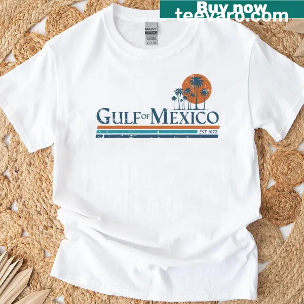 Badge-style graphic celebrating Gulf of Mexico's establishment for kids