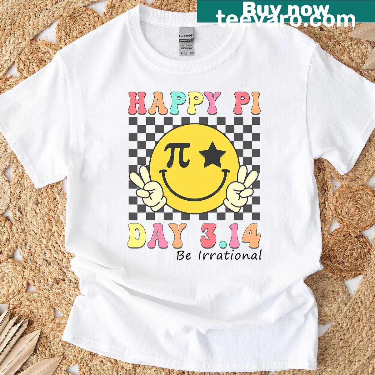 Funny Pi Day T-shirt for kids celebrating mathematics — on a men's t-shirt
