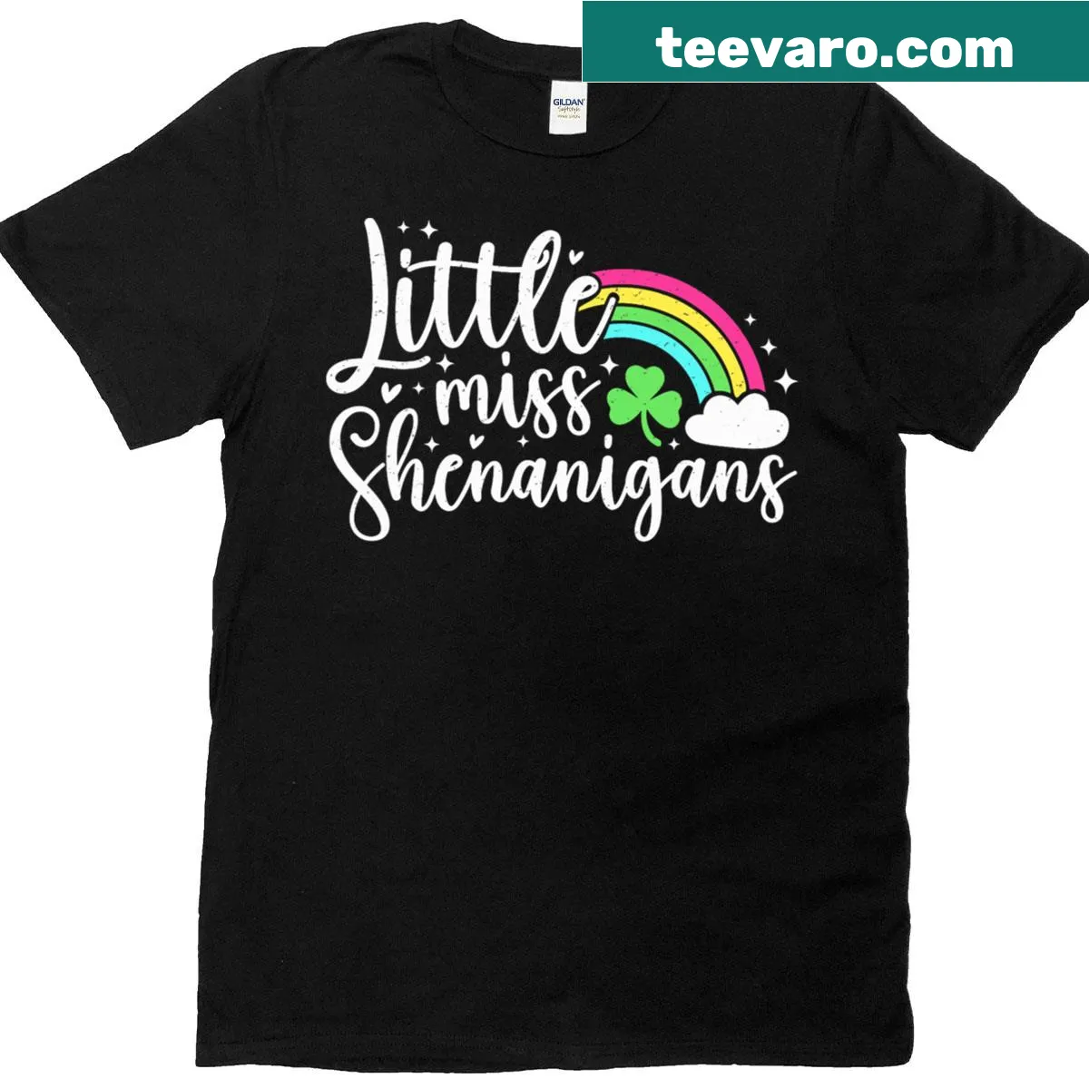 Playful illustration on a St. Patrick's Day t-shirt for girls — on a men's t-shirt