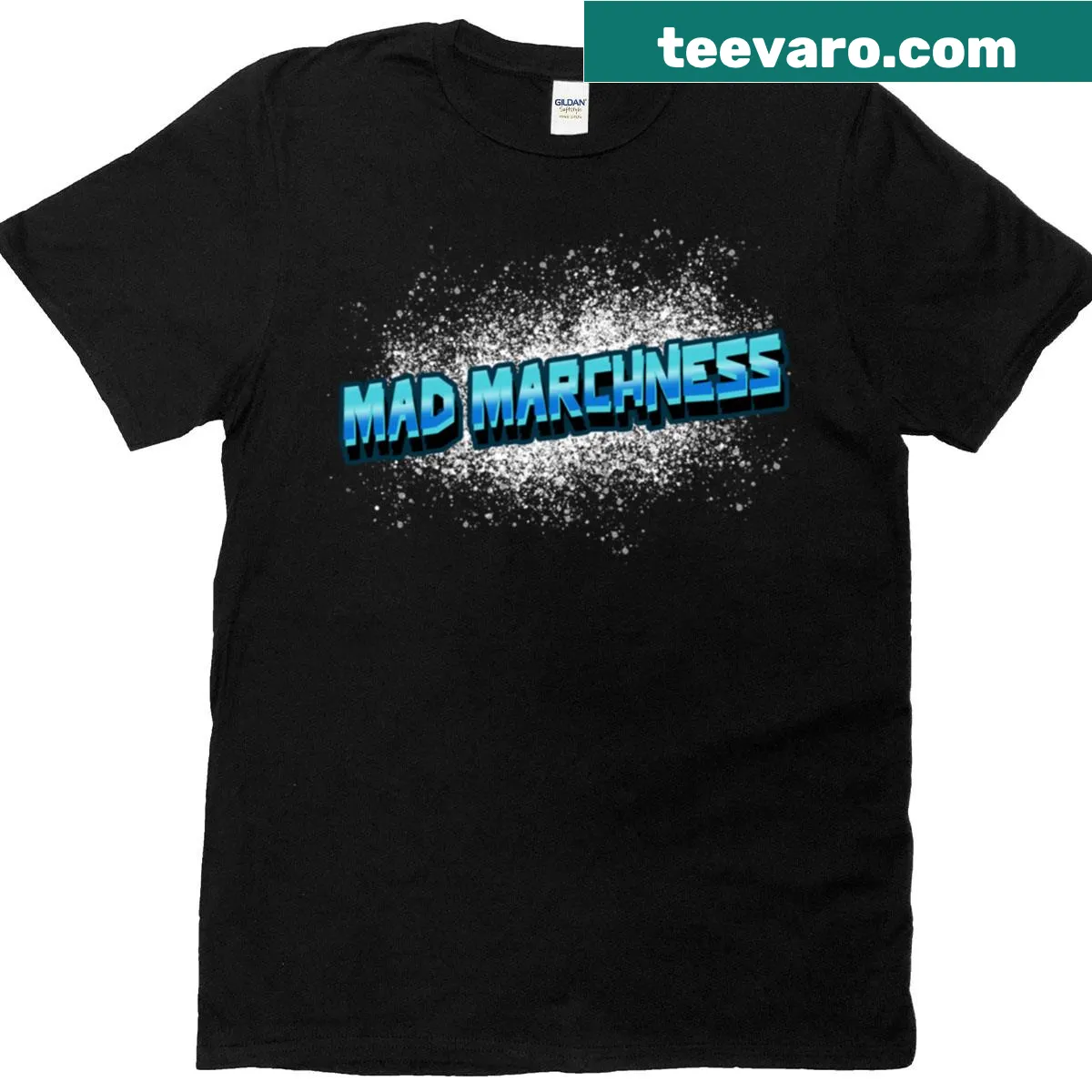 T-shirt featuring 'Mad Marchness' text for basketball fans. — on a men's t-shirt
