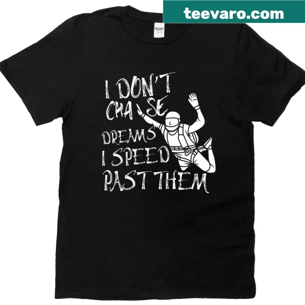 Illustration T-shirt capturing the thrill of skydiving