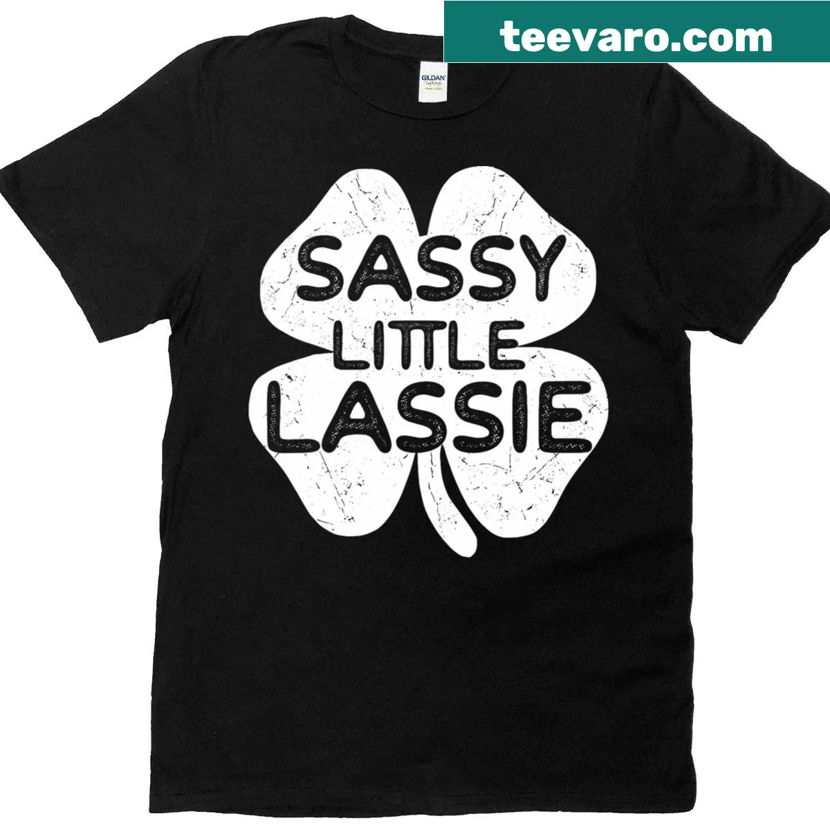 Funny St. Patrick's Day T-shirt for kids with a sassy phrase — on a men's t-shirt