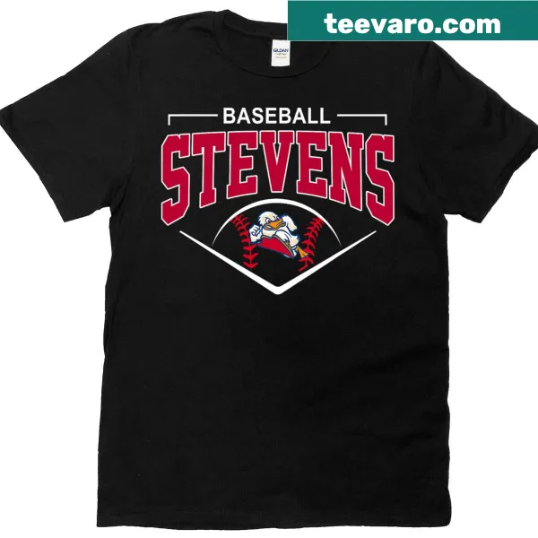 Vintage Stevens Institute of Technology baseball graphic on a t-shirt
