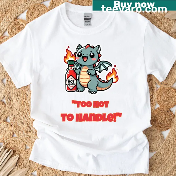 Fire breathing dragon T-shirt design