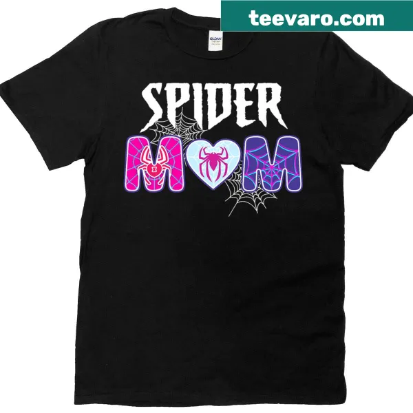 T-shirt for women with 'Spider Mom' design for Mother's Day