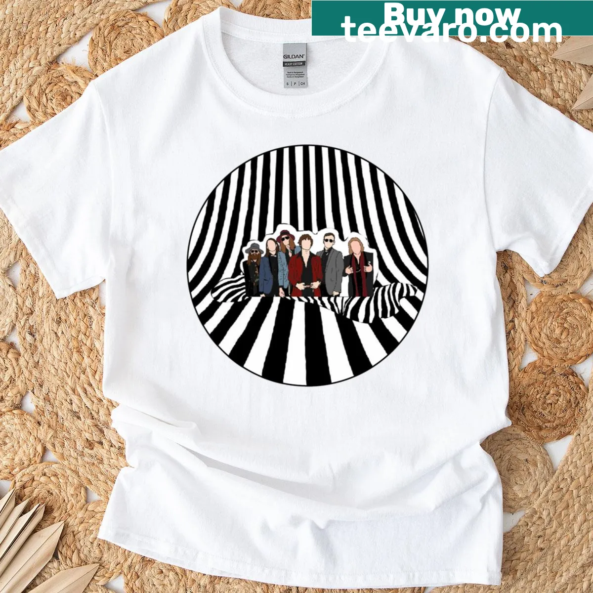 Cage The Elephant Melophobia graphic on a T-shirt — on a men's t-shirt
