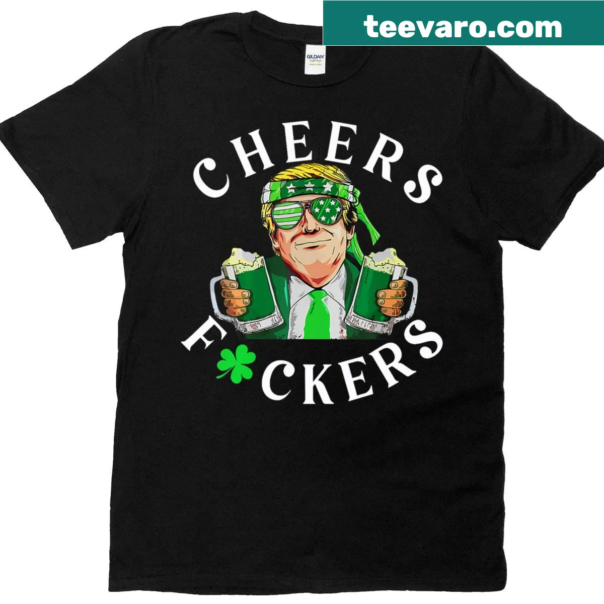 Humorous beer drinking phrase on a St. Patrick's Day T-shirt — on a men's t-shirt